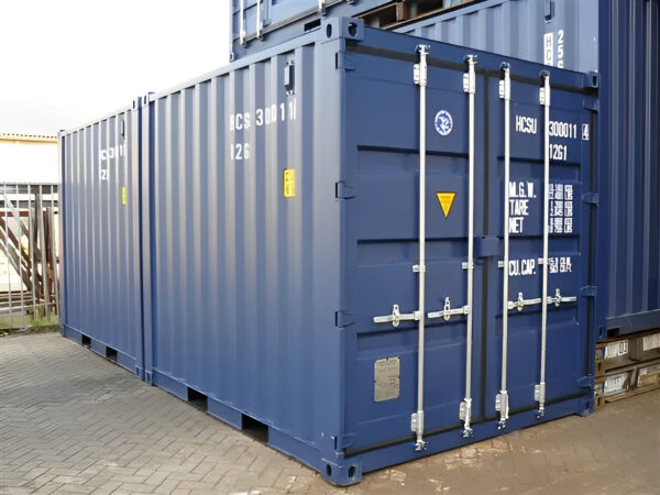 10Ft X 8Ft Shipping Container (One trip) - Blue - Image 3