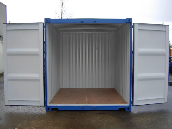 10Ft X 8Ft Shipping Container (One trip) - Blue - Image 2