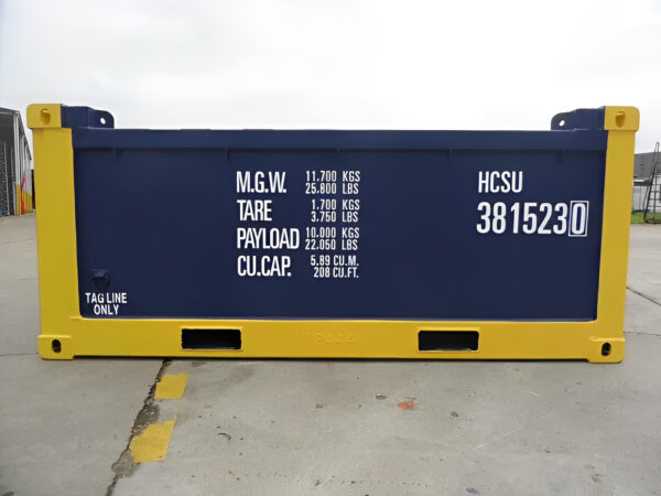 10ft DNV 2.7 1 Half Height Open Top Containers1.