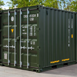 10Ft X 8Ft Shipping Container (One Trip) - Green