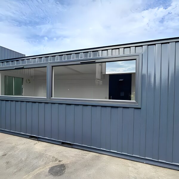 21ft x 8ft Custom Cabin Office / Canteen | Picture Windows | Portable Building - Image 7