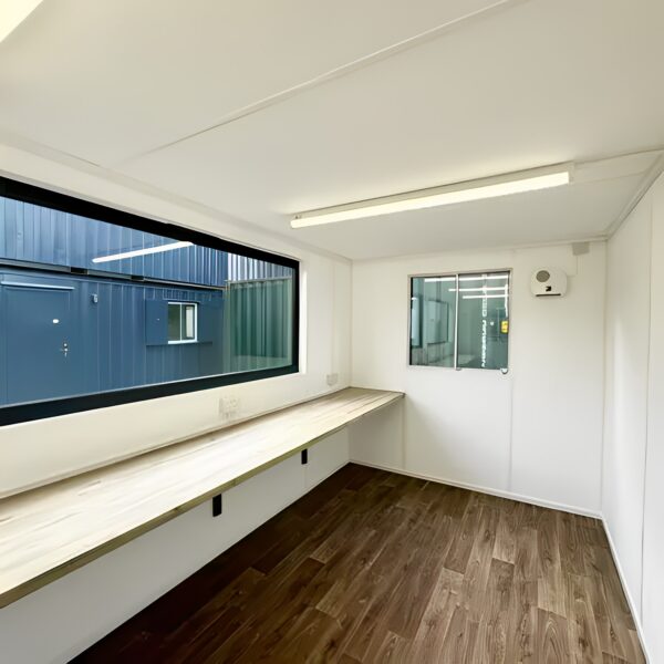 21ft x 8ft Custom Cabin Office / Canteen | Picture Windows | Portable Building - Image 12