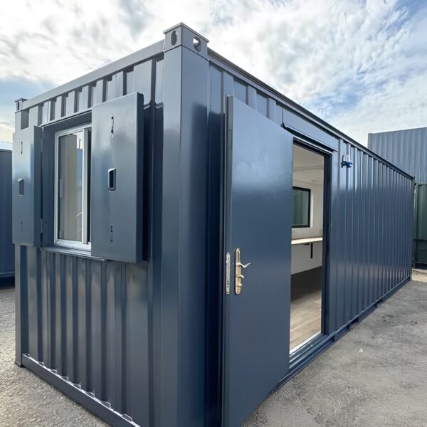 21ft x 8ft Custom Cabin Office / Canteen | Picture Windows | Portable Building - Image 3