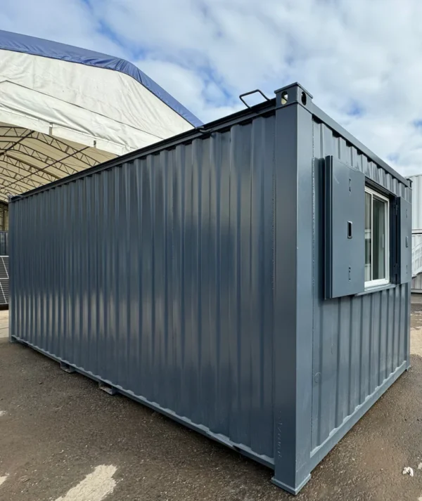 21ft x 8ft Container Office Cabin | Portable Anti-Vandal Building - Image 5