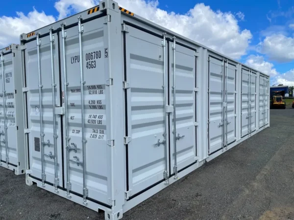 40FT High Cube Storage Shipping Container Conex w/4 Open Side Door 9.5′ Tall - Image 2