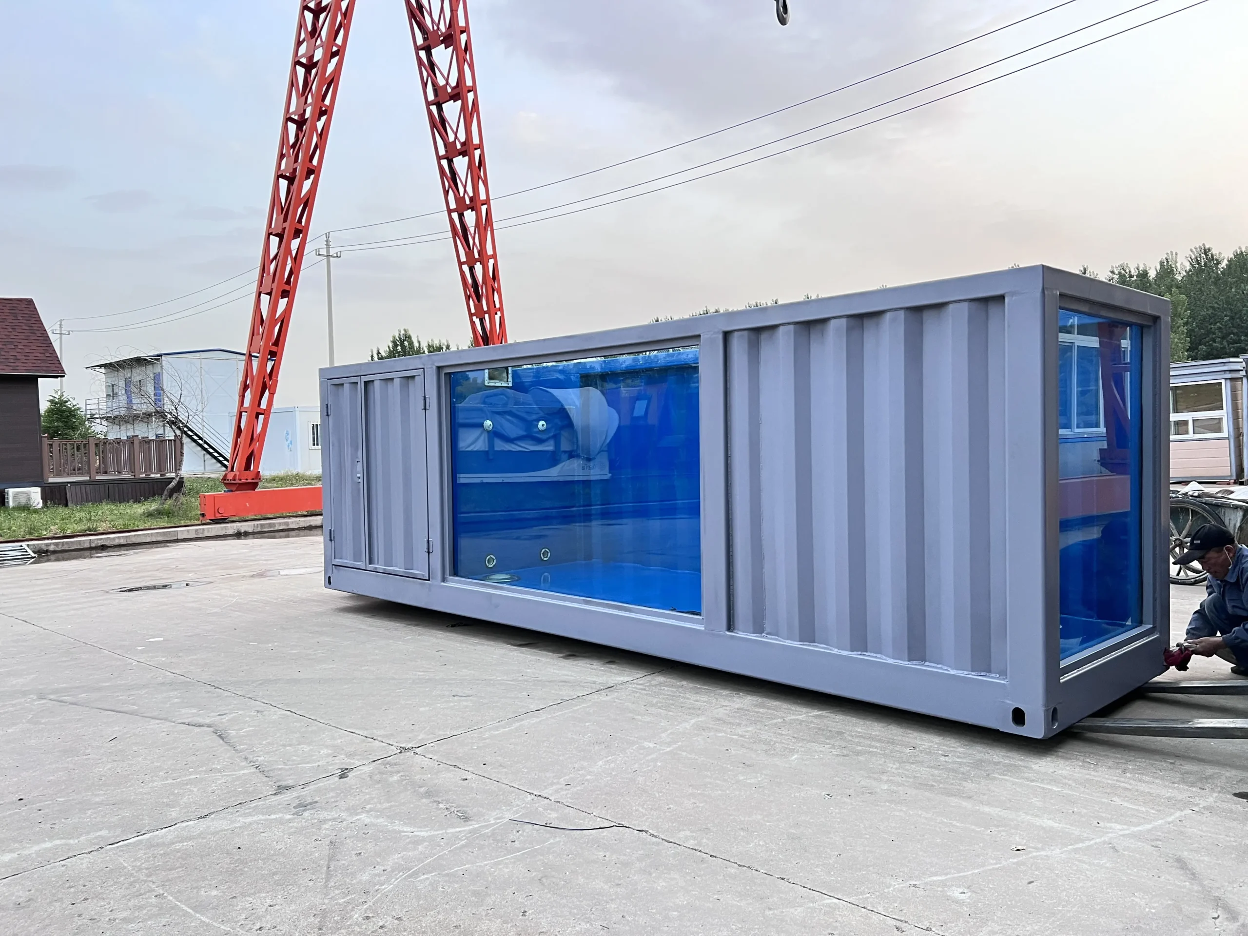 20ft Mobile Foldable Fully Automatic Container Swimming Pool