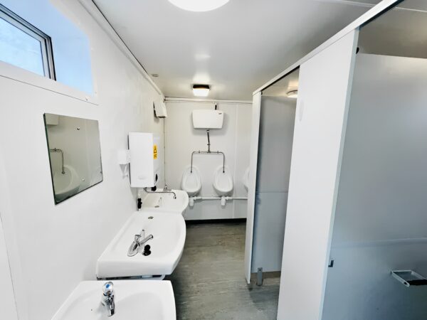 Toilet Block + Shower 24 x 9 Ft | 4 + 1 Toilet | Separate Shower Room - Image 5
